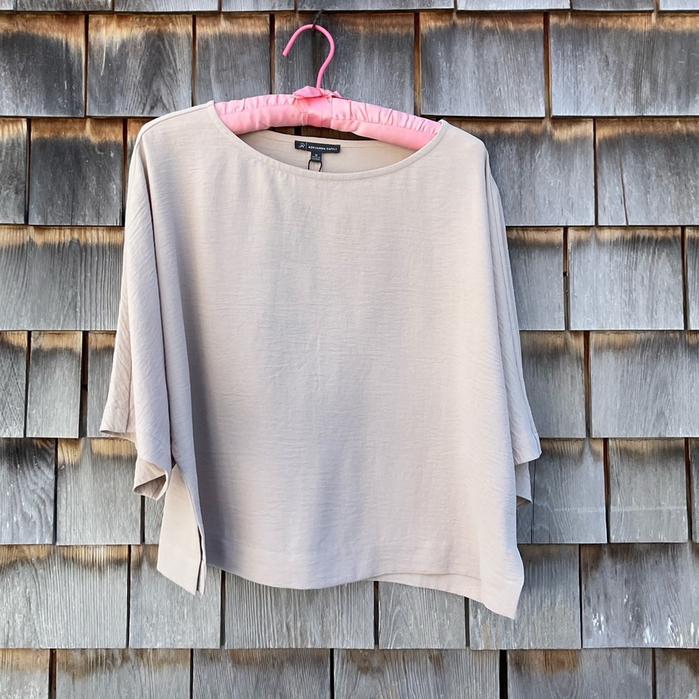 Adrianna Papell Cream Blouse